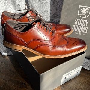 Stacy Adams mens wingtip shoes